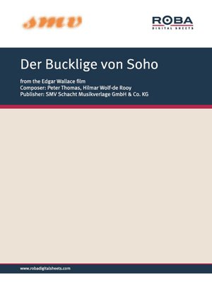 cover image of Der Bucklige von Soho